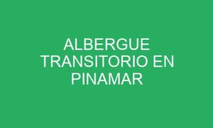 ALBERGUE TRANSITORIO EN PINAMAR